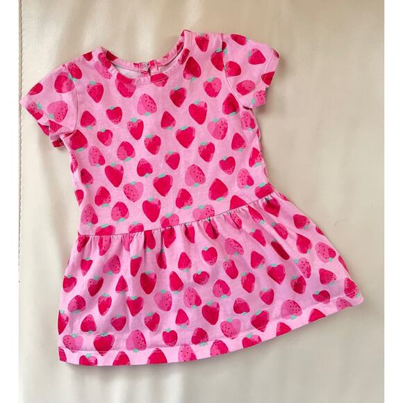 Short Sleeve A-Line Summer Dress Size 12 Month - Picture 2 of 6